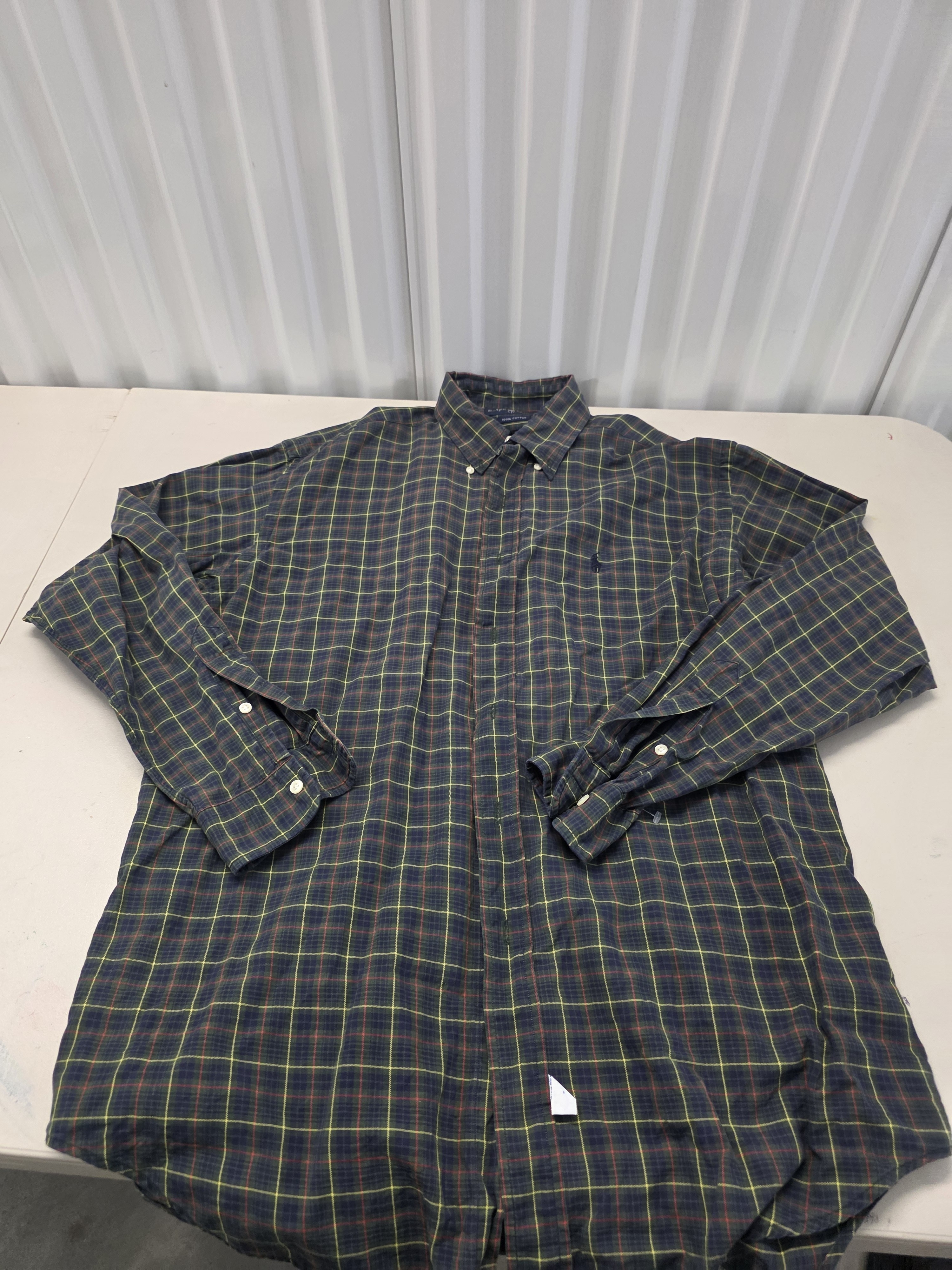 Ralph Lauren Cotton Button Down Shirt Men's Size Medium